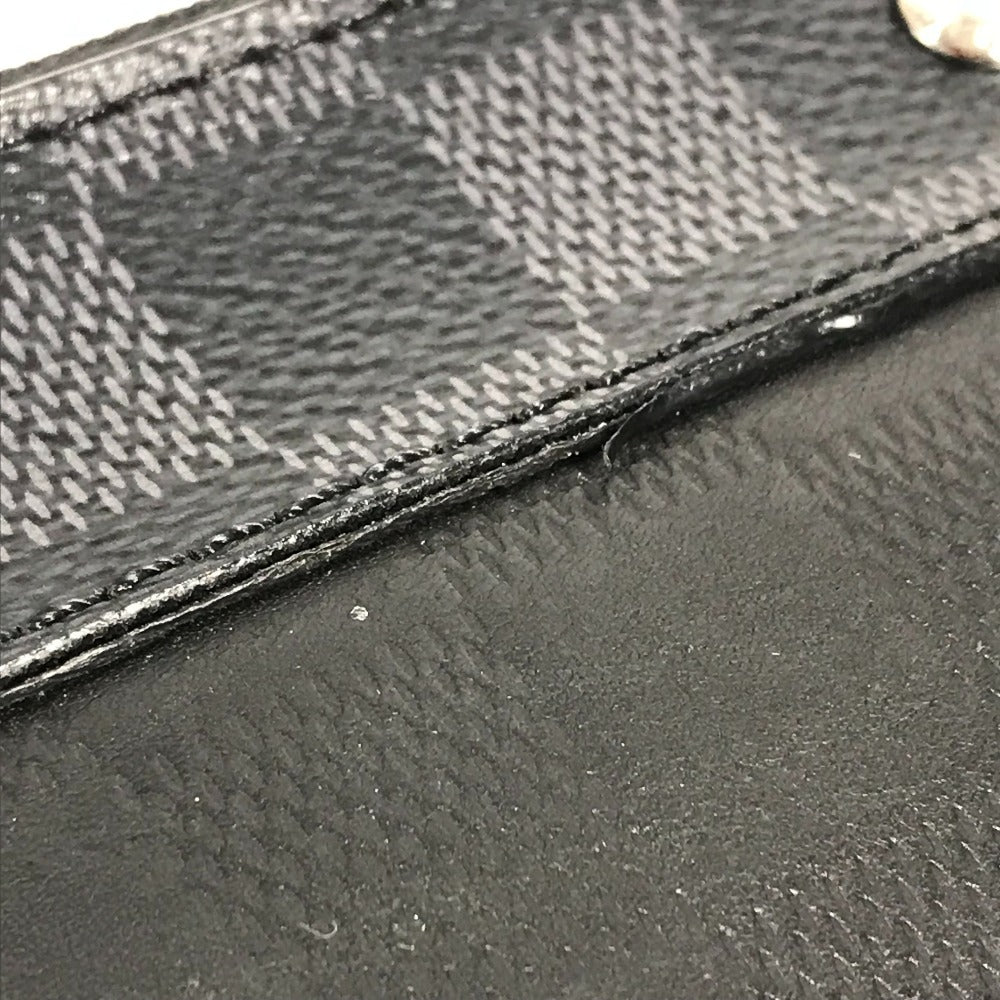 LOUIS VUITTON Clutch bag N60502 Damier Infini Leather , Damier Graphite Canvas black Damier Infinie Graphite Pochette To Go