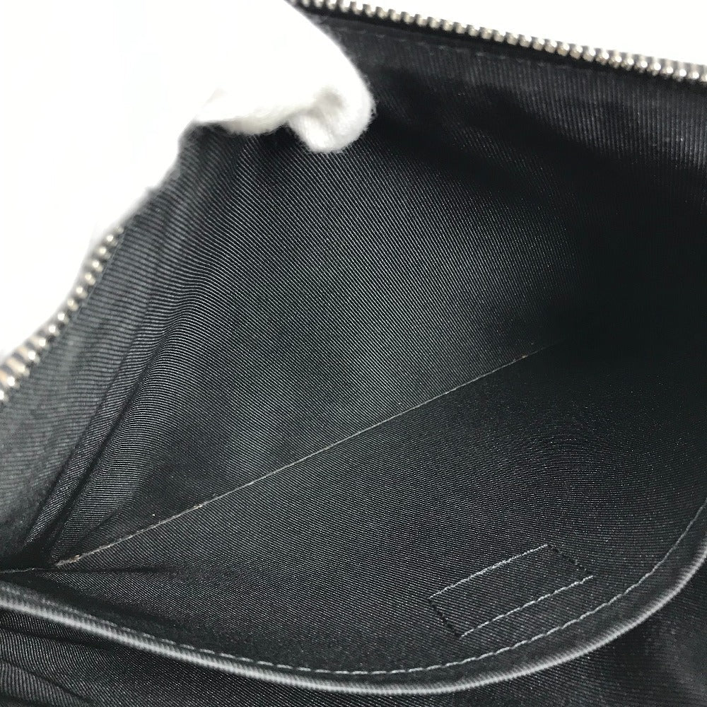 LOUIS VUITTON Clutch bag N60502 Damier Infini Leather , Damier Graphite Canvas black Damier Infinie Graphite Pochette To Go