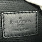 LOUIS VUITTON Clutch bag N60502 Damier Infini Leather , Damier Graphite Canvas black Damier Infinie Graphite Pochette To Go