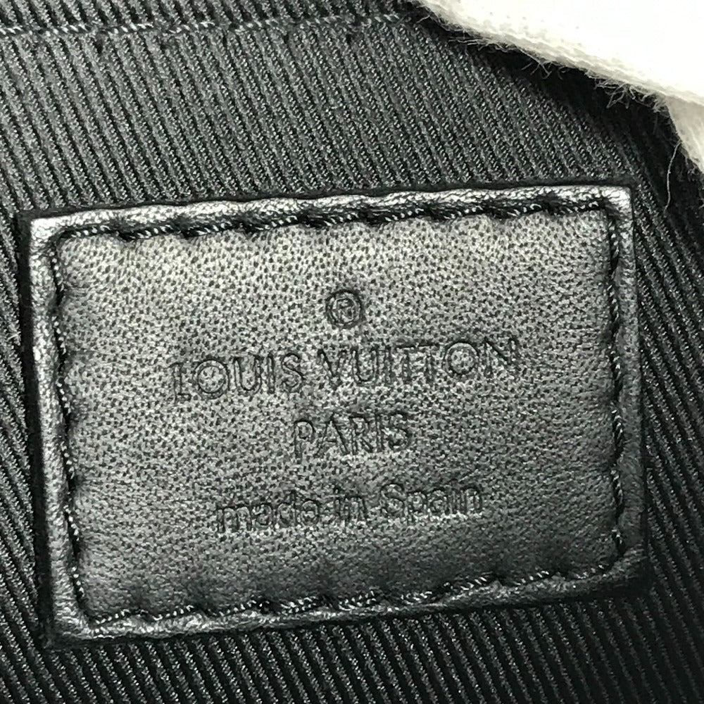LOUIS VUITTON Clutch bag N60502 Damier Infini Leather , Damier Graphite Canvas black Damier Infinie Graphite Pochette To Go