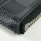 LOUIS VUITTON Clutch bag N60502 Damier Infini Leather , Damier Graphite Canvas black Damier Infinie Graphite Pochette To Go