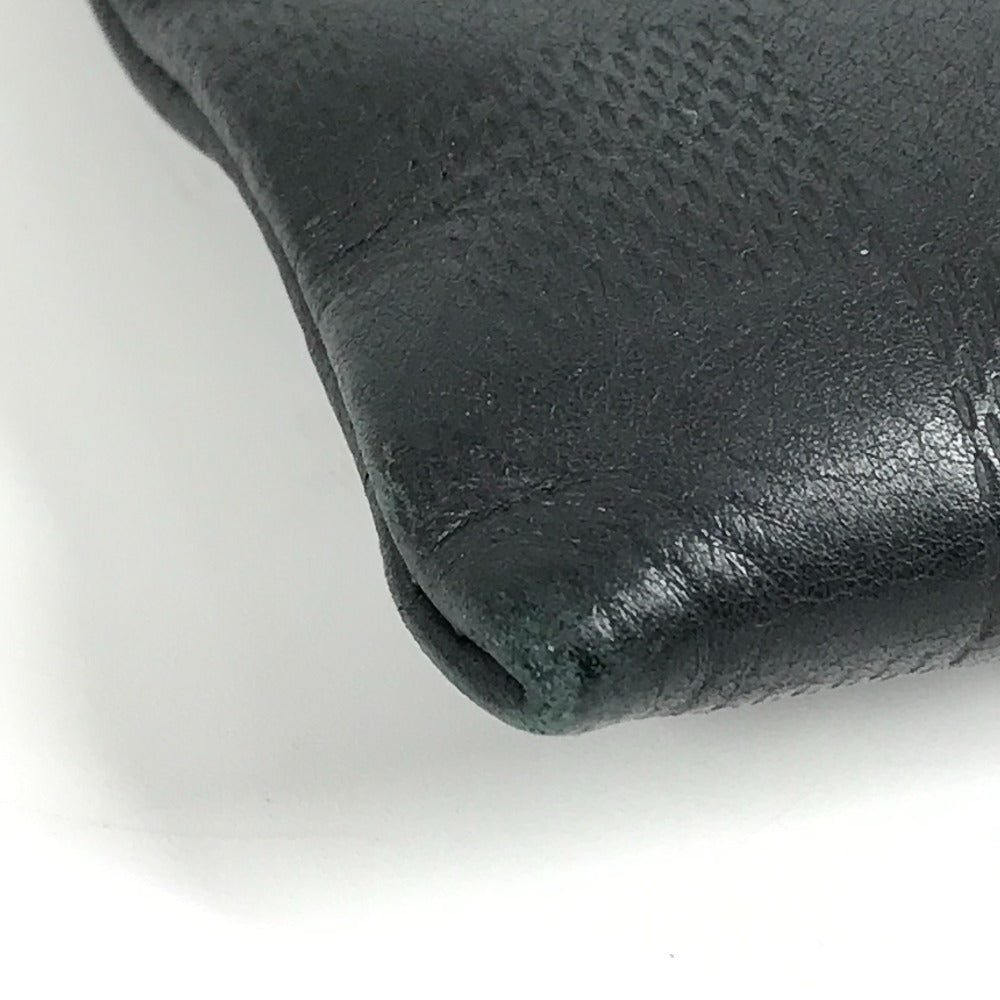 LOUIS VUITTON Clutch bag N60502 Damier Infini Leather , Damier Graphite Canvas black Damier Infinie Graphite Pochette To Go