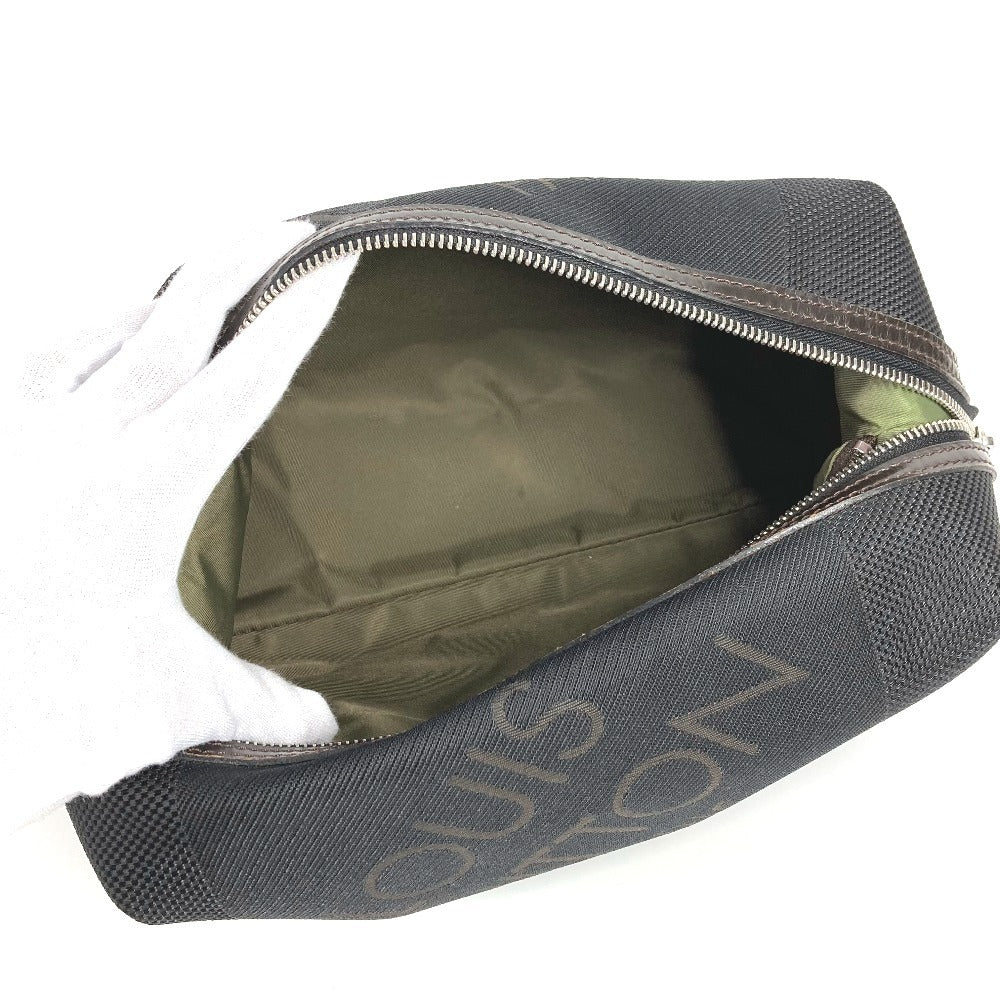 LOUIS VUITTON business bag M93091 Damier Jean Canvas black Damier Jean Truth Albatross