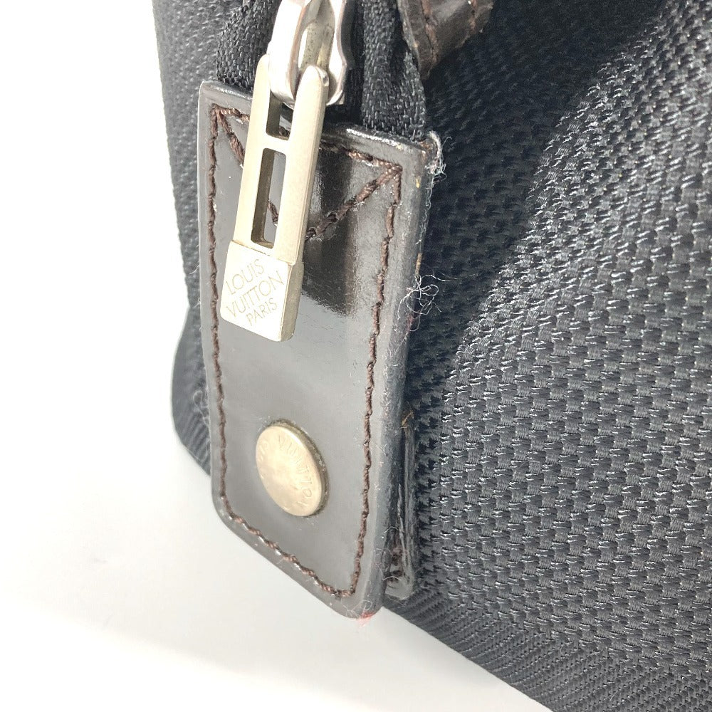 LOUIS VUITTON business bag M93091 Damier Jean Canvas black Damier Jean Truth Albatross