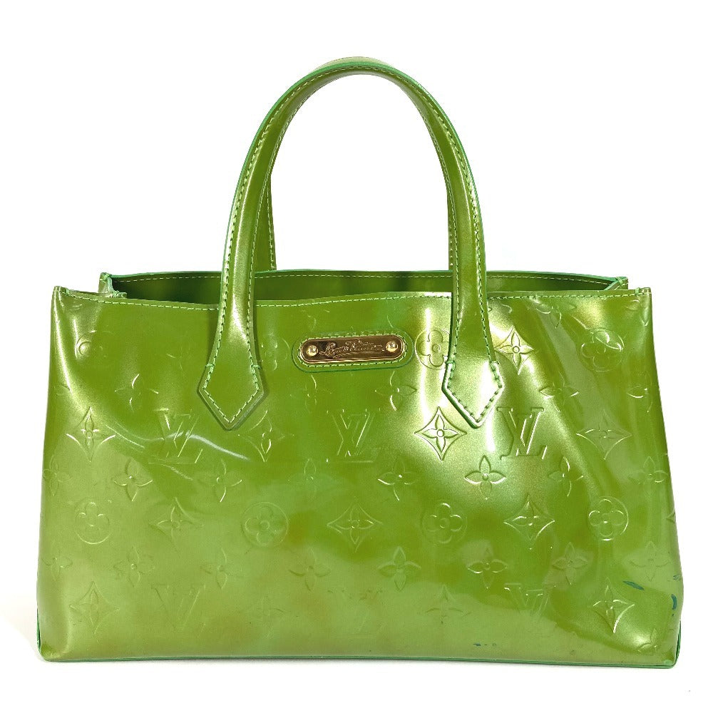 LOUIS VUITTON Handbag M93645 Monogram Vernis Canvas green Monogram Vernis Wilshire Boulevard