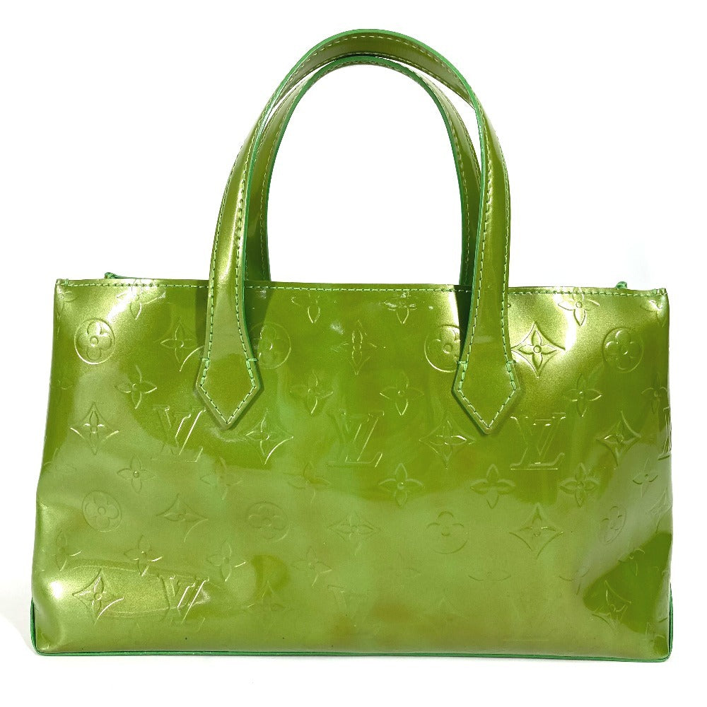 LOUIS VUITTON Handbag M93645 Monogram Vernis Canvas green Monogram Vernis Wilshire Boulevard