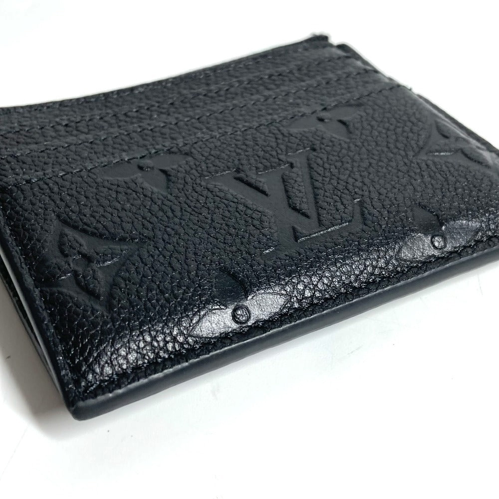 LOUIS VUITTON Coin case M82639 Monogram Ann Platt Leather black Monogram Ann Platt Porto Cult Flora Card Case