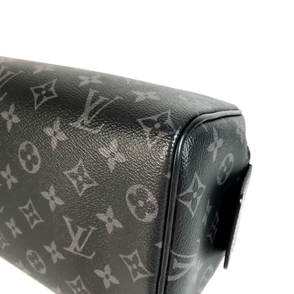 LOUIS VUITTON business bag M46354 leather black Monogram Eclipse Dop kit