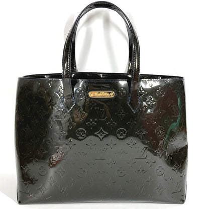 LOUIS VUITTON Shoulder Bag M91439 Monogram Vernis Navy Monogram Vernis Wilshire MM Wilshire MM