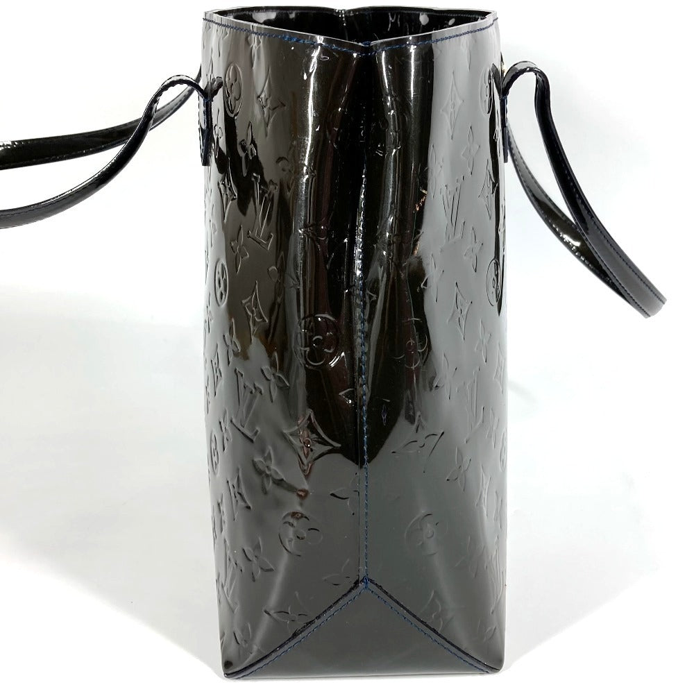 LOUIS VUITTON Shoulder Bag M91439 Monogram Vernis Navy Monogram Vernis Wilshire MM Wilshire MM