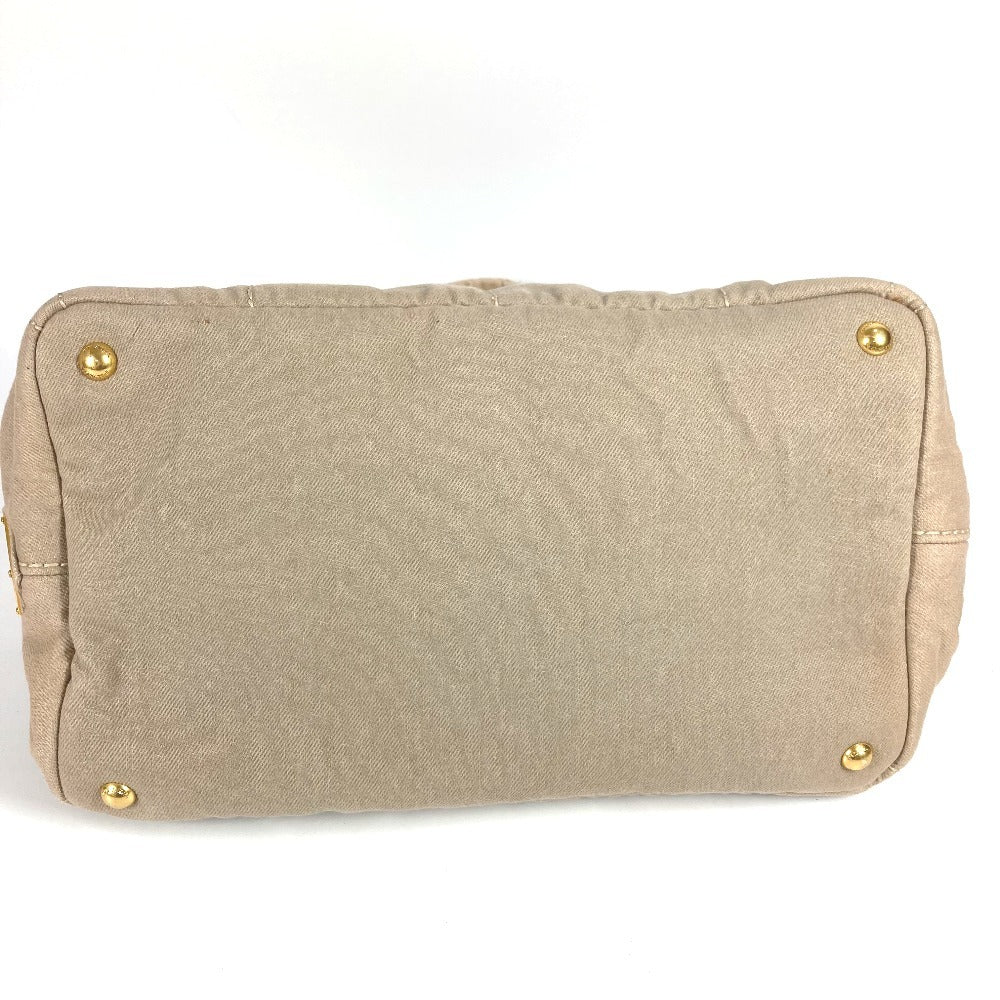 PRADA Handbag B1877B canvas beige Canapa