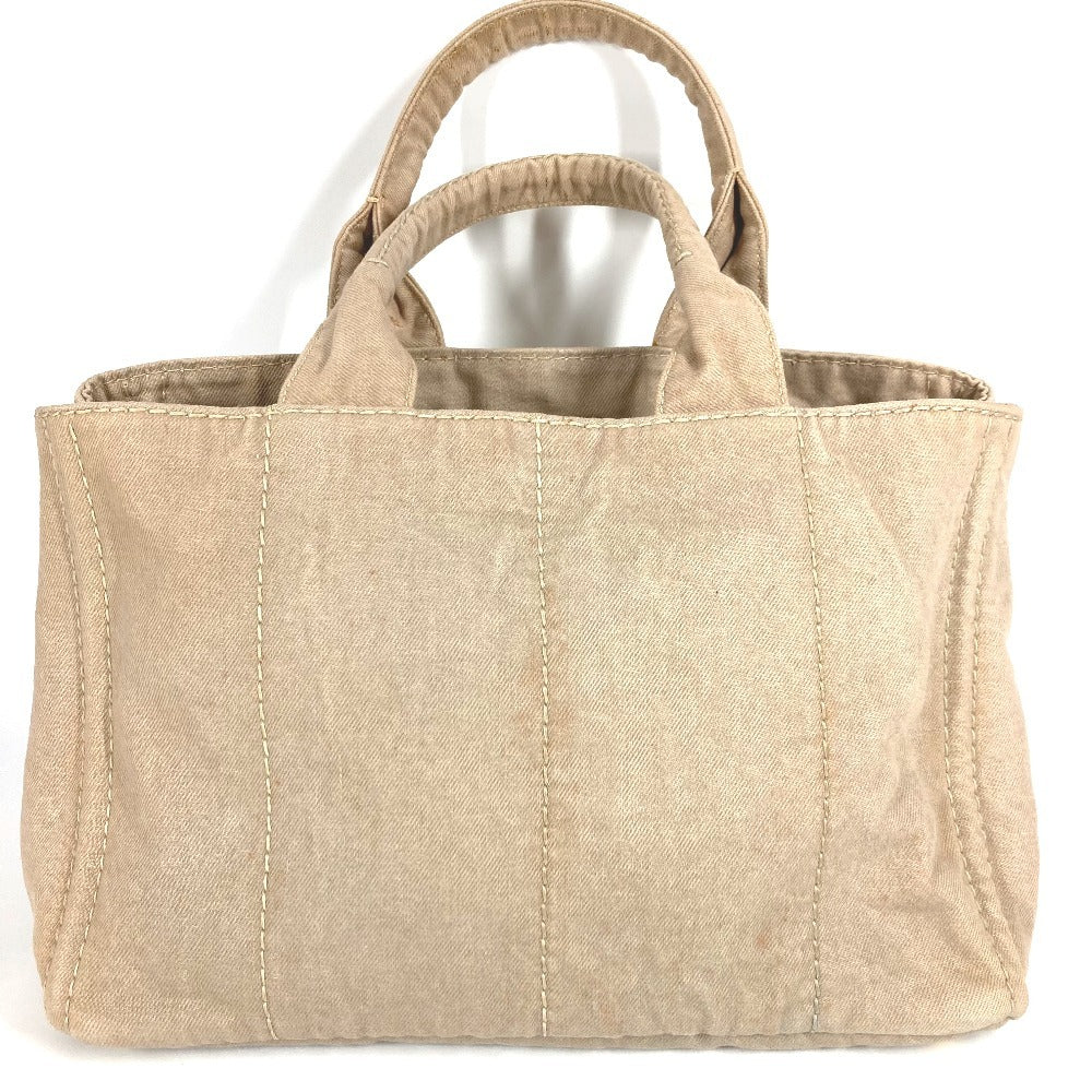 PRADA Handbag B1877B canvas beige Canapa