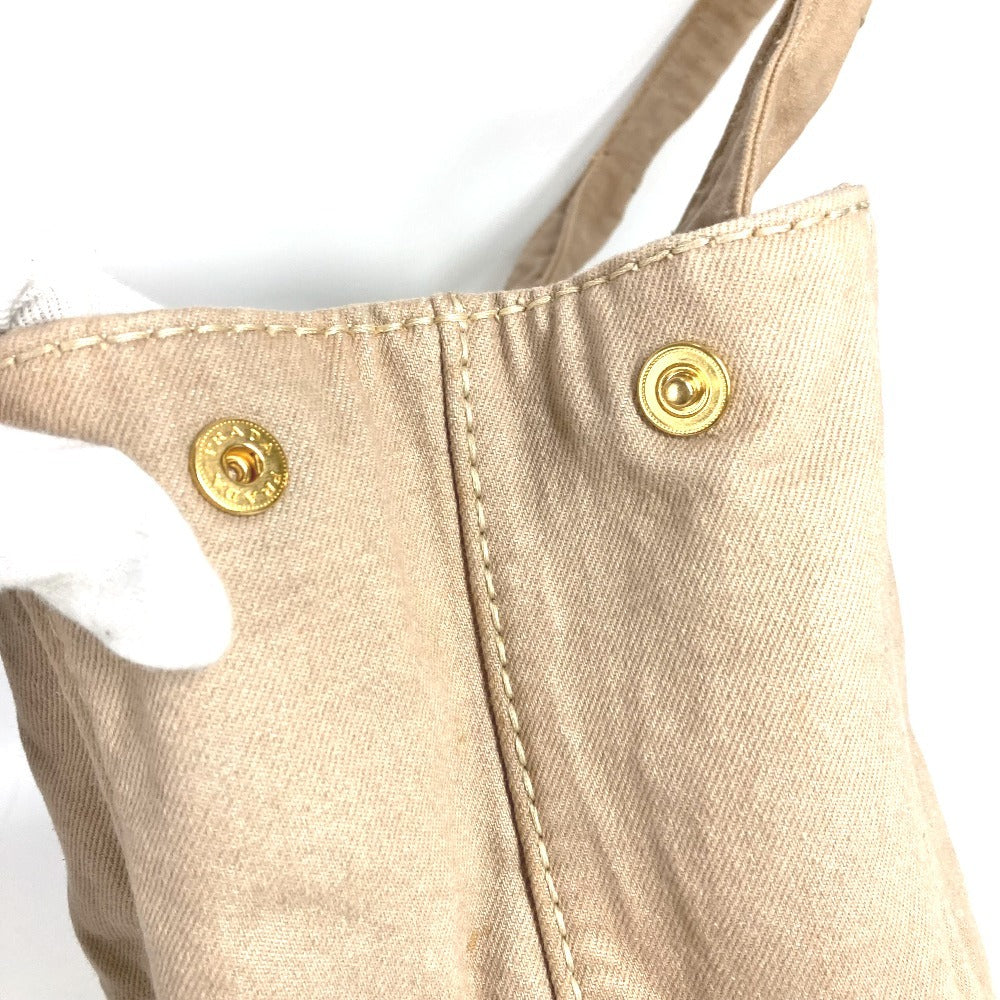 PRADA Handbag B1877B canvas beige Canapa