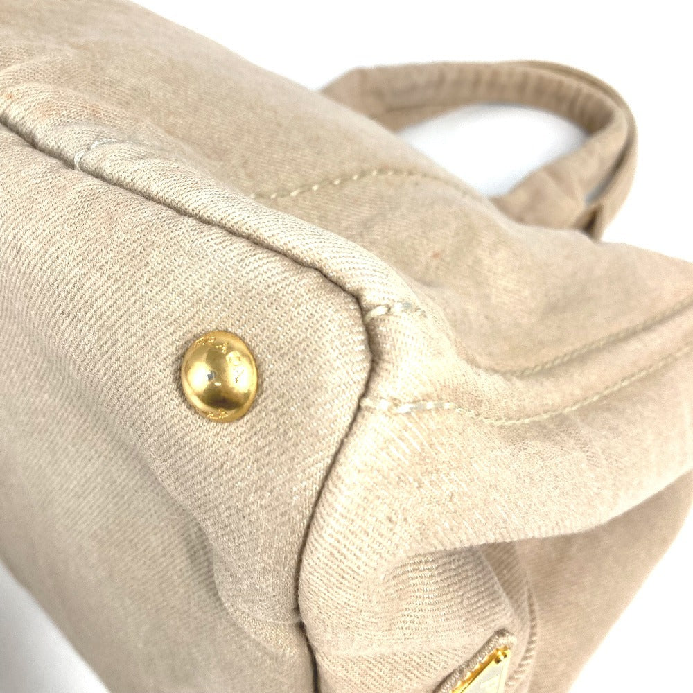 PRADA Handbag B1877B canvas beige Canapa
