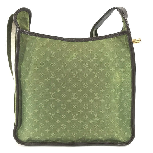 LOUIS VUITTON Shoulder Bag M92322 Monogram mini canvas Green type Monogram mini Besace Mary Kate