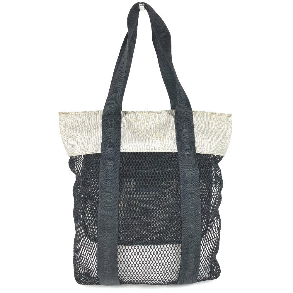 CHANEL Shoulder Bag Nylon black Sports CC COCO Mark logo mesh