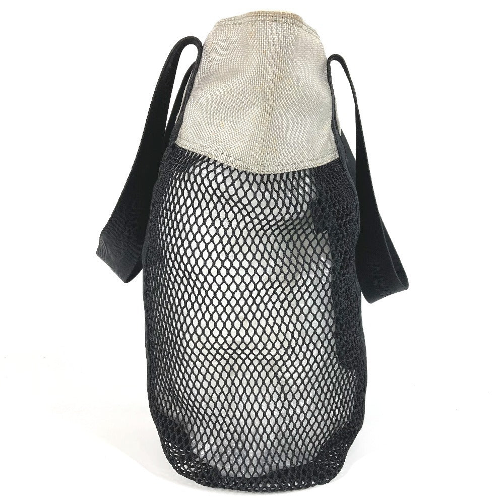 CHANEL Shoulder Bag Nylon black Sports CC COCO Mark logo mesh