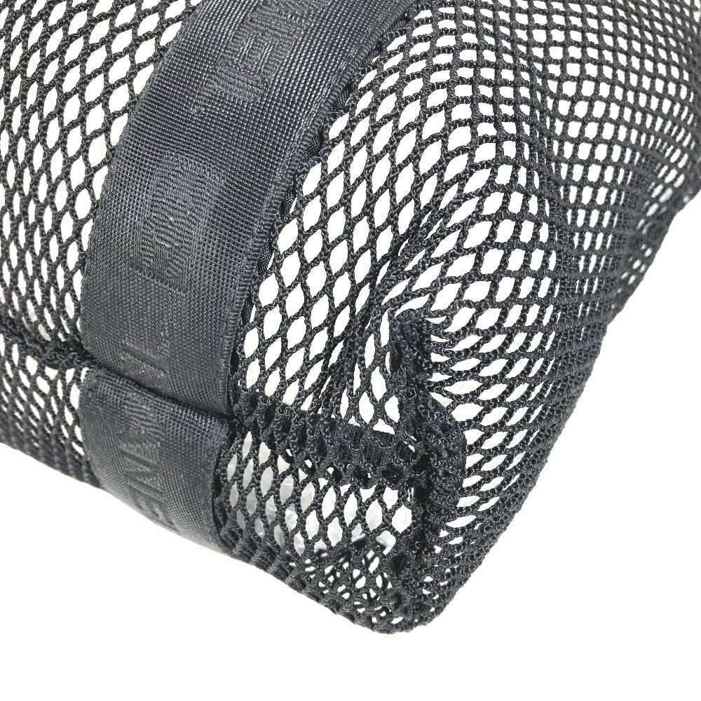 CHANEL Shoulder Bag Nylon black Sports CC COCO Mark logo mesh