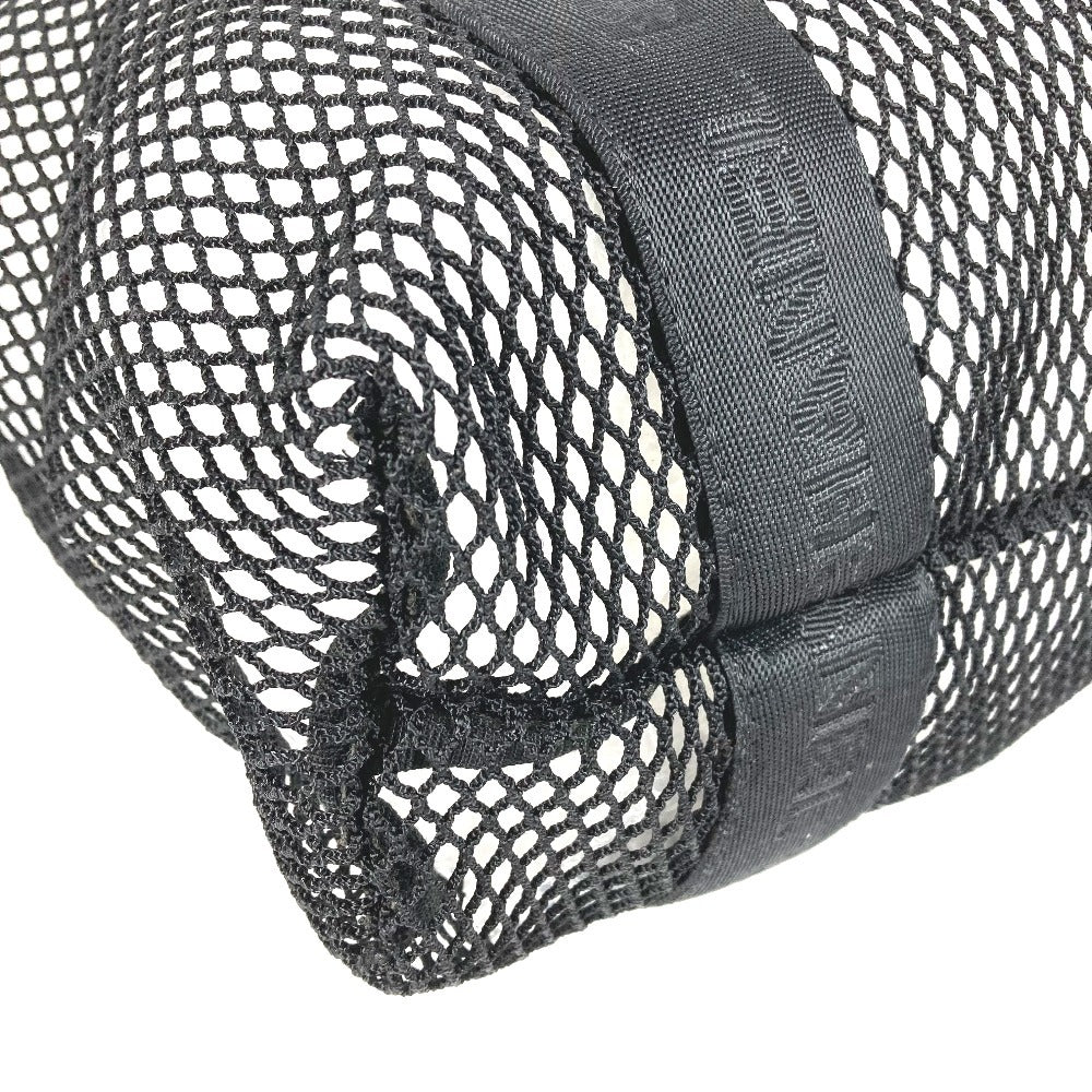 CHANEL Shoulder Bag Nylon black Sports CC COCO Mark logo mesh
