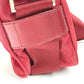 PRADA Shoulder Bag Leather / nylon Red Triangle logo plate