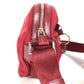 PRADA Shoulder Bag Leather / nylon Red Triangle logo plate