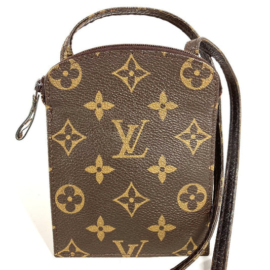 LOUIS VUITTON Shoulder Bag M45484 Monogram canvas Brown Monogram Pochette Secret