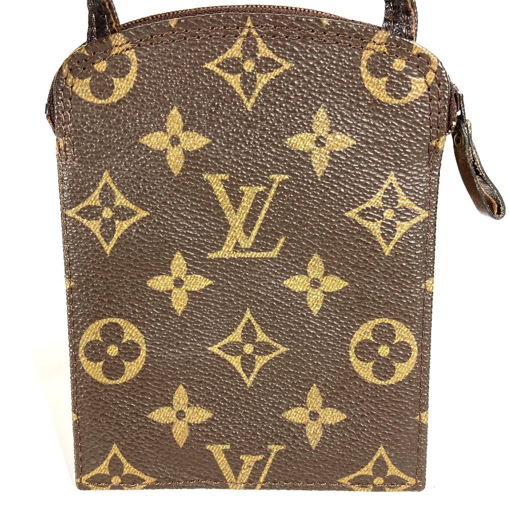 LOUIS VUITTON Shoulder Bag M45484 Monogram canvas Brown Monogram Pochette Secret