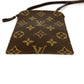 LOUIS VUITTON Shoulder Bag M45484 Monogram canvas Brown Monogram Pochette Secret