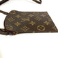 LOUIS VUITTON Shoulder Bag M45484 Monogram canvas Brown Monogram Pochette Secret
