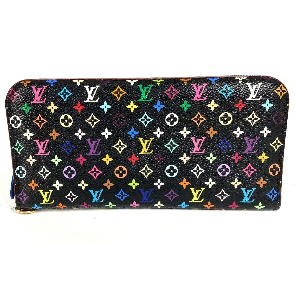 LOUIS VUITTON Long Wallet Purse M60446 Monogram multicolor canvas black Monogram multicolor Portefeuille Ansolit