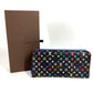 LOUIS VUITTON Long Wallet Purse M60446 Monogram multicolor canvas black Monogram multicolor Portefeuille Ansolit