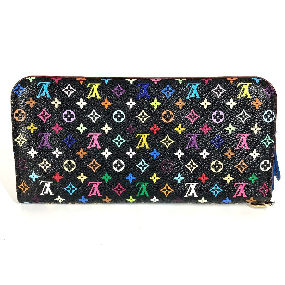 LOUIS VUITTON Long Wallet Purse M60446 Monogram multicolor canvas black Monogram multicolor Portefeuille Ansolit