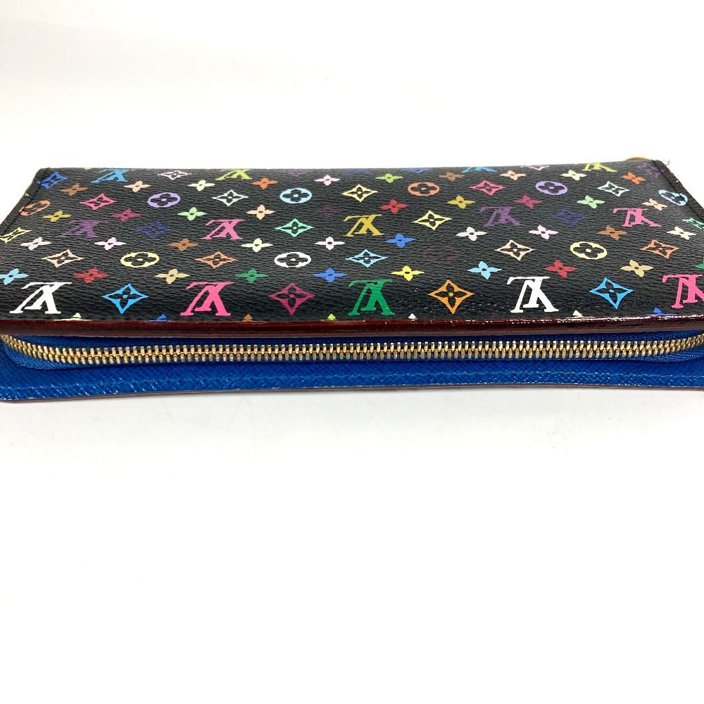 LOUIS VUITTON Long Wallet Purse M60446 Monogram multicolor canvas black Monogram multicolor Portefeuille Ansolit