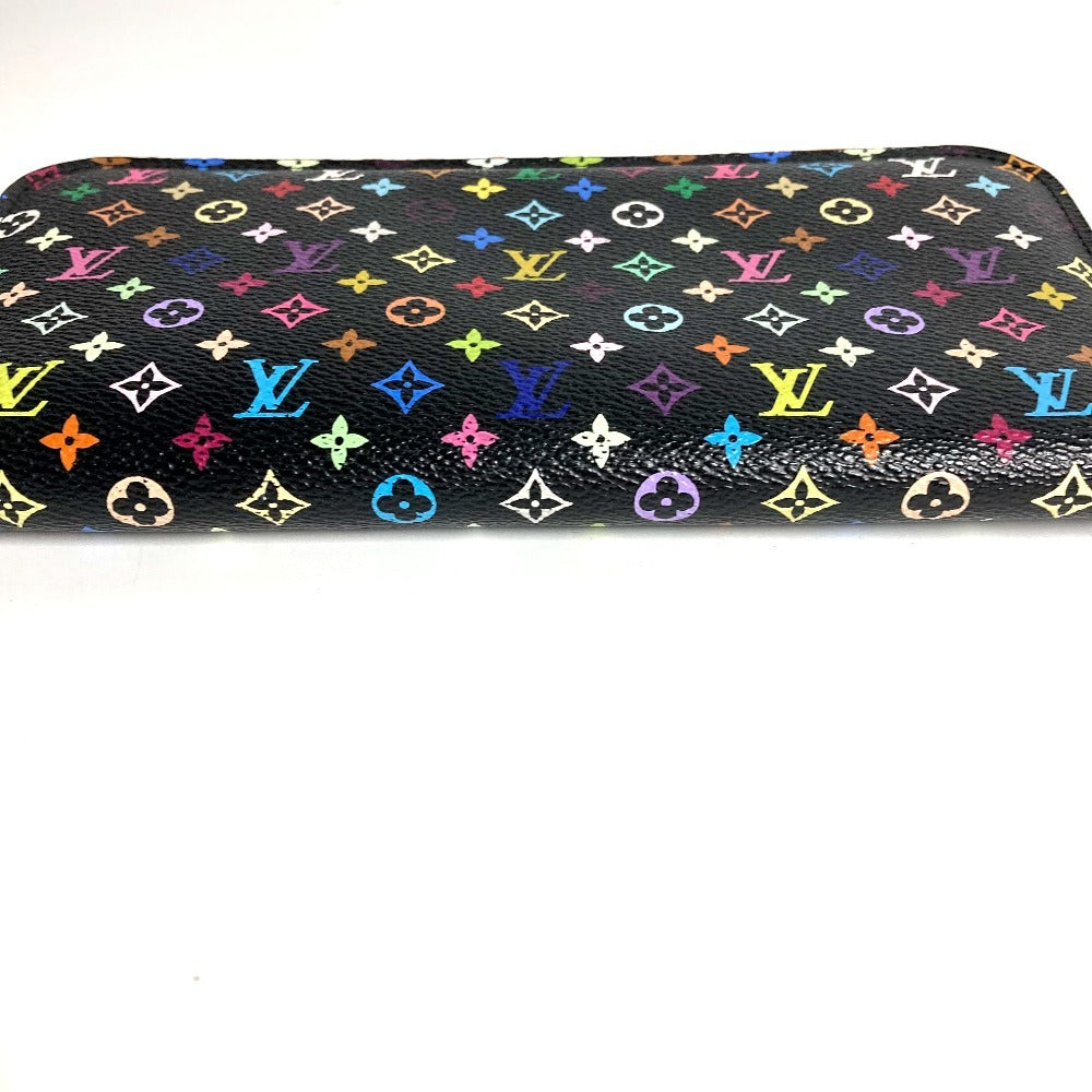 LOUIS VUITTON Long Wallet Purse M60446 Monogram multicolor canvas black Monogram multicolor Portefeuille Ansolit
