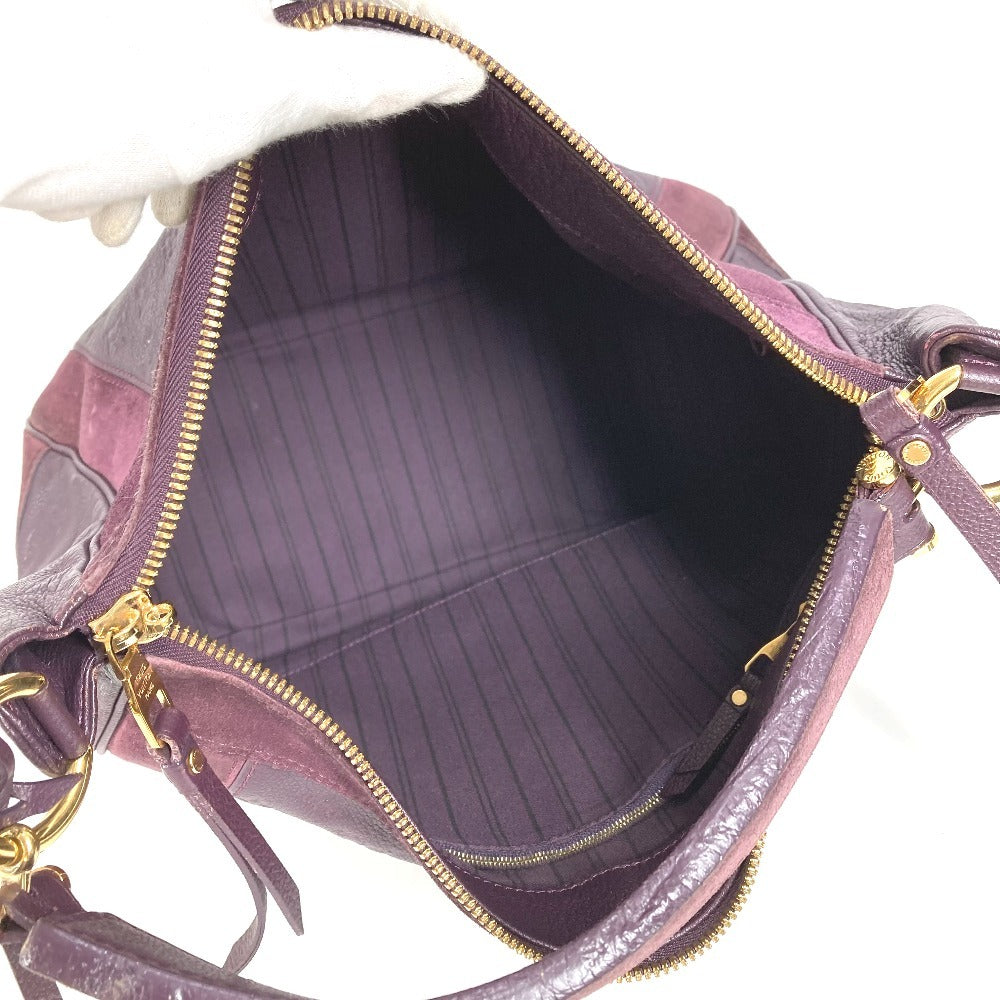 LOUIS VUITTON Shoulder Bag M40583 Monogram Ann Platt Leather purple Monogram Ann Platt Oda Shoes PM Oda Shoes PM
