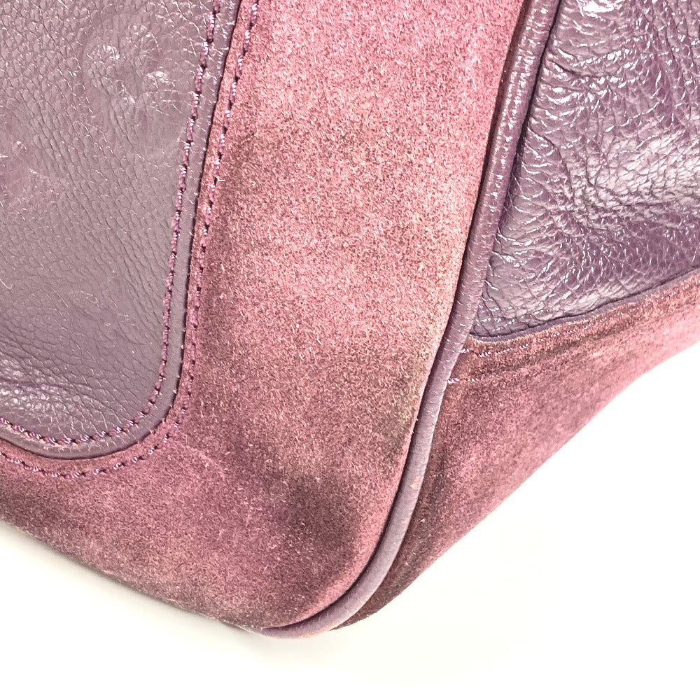 LOUIS VUITTON Shoulder Bag M40583 Monogram Ann Platt Leather purple Monogram Ann Platt Oda Shoes PM Oda Shoes PM