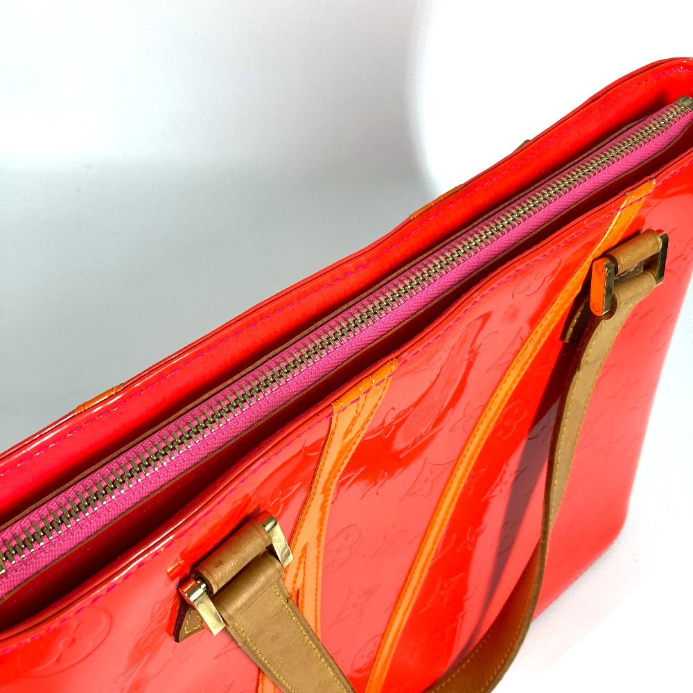 LOUIS VUITTON Shoulder Bag M91933 Monogram Vernis Canvas pink Monogram Vernis Fluo Houston