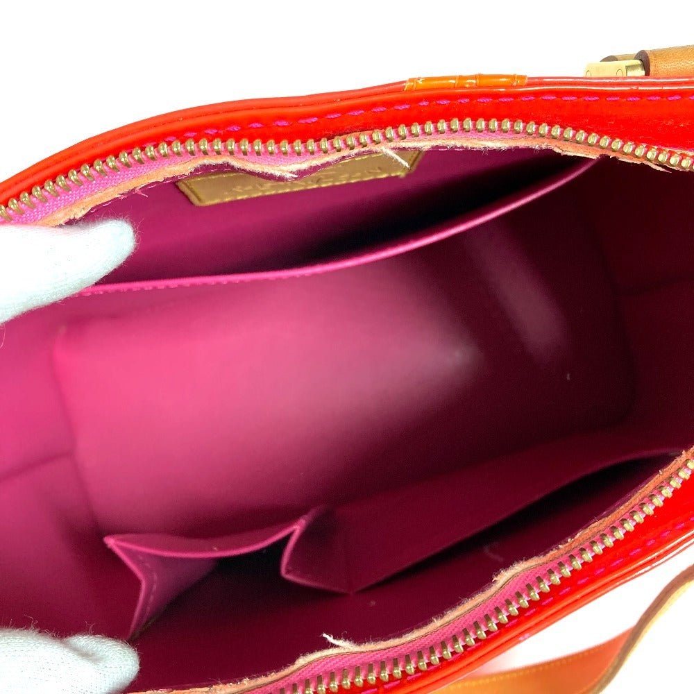 LOUIS VUITTON Shoulder Bag M91933 Monogram Vernis Canvas pink Monogram Vernis Fluo Houston