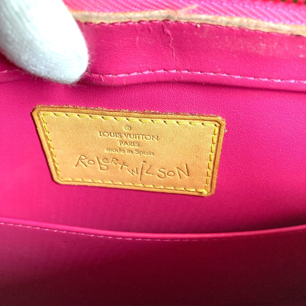 LOUIS VUITTON Shoulder Bag M91933 Monogram Vernis Canvas pink Monogram Vernis Fluo Houston