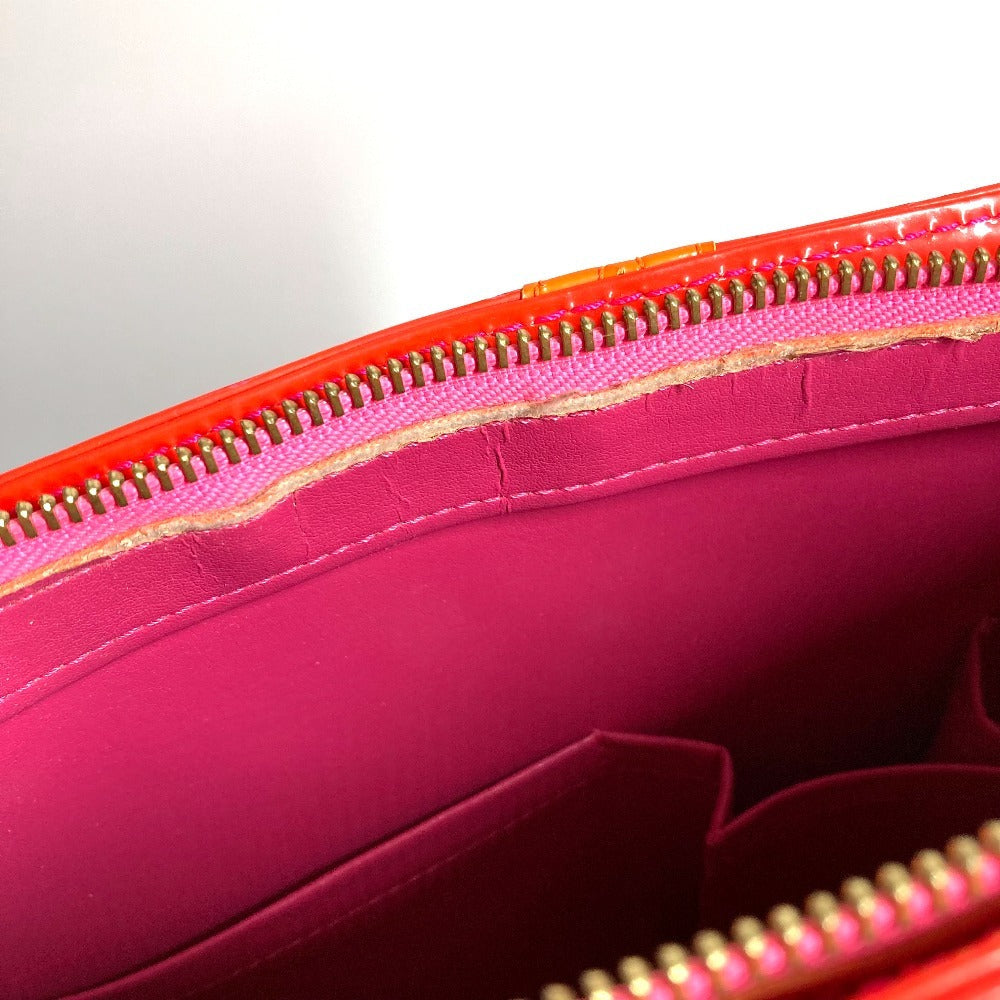 LOUIS VUITTON Shoulder Bag M91933 Monogram Vernis Canvas pink Monogram Vernis Fluo Houston