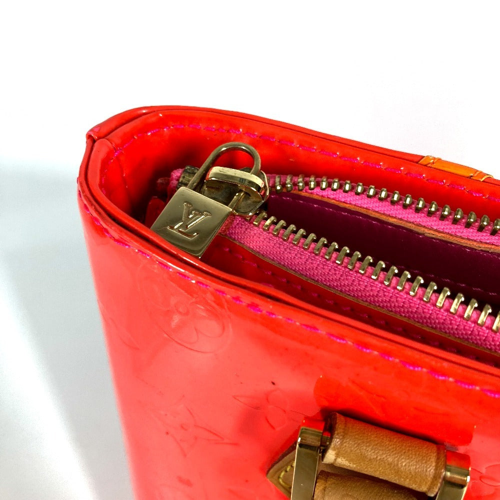 LOUIS VUITTON Shoulder Bag M91933 Monogram Vernis Canvas pink Monogram Vernis Fluo Houston