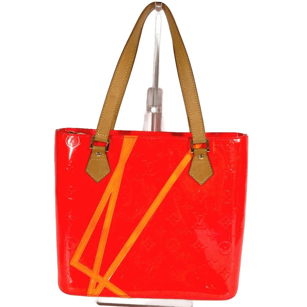 LOUIS VUITTON Shoulder Bag M91933 Monogram Vernis Canvas pink Monogram Vernis Fluo Houston