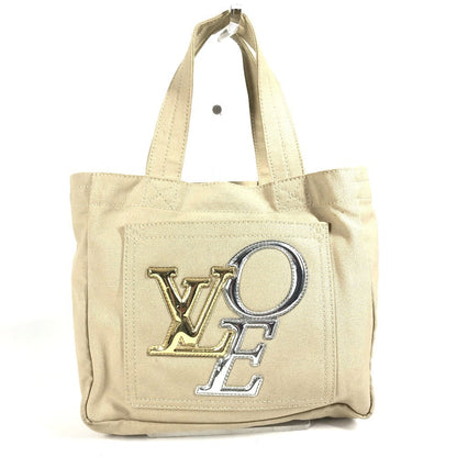 LOUIS VUITTON Tote Bag M95468 beige That's Love LOVE logo