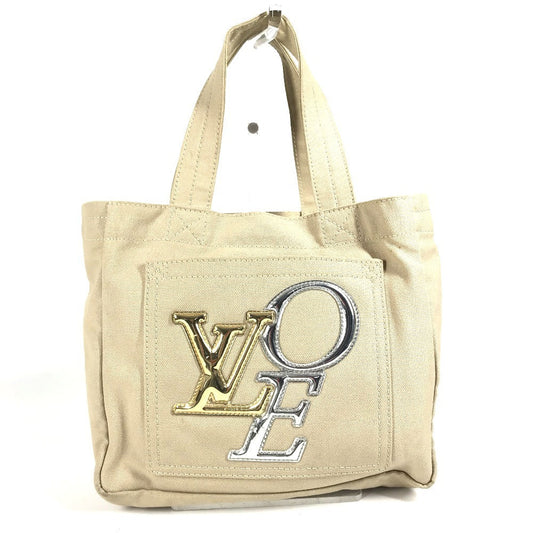 LOUIS VUITTON Tote Bag M95468 beige That's Love LOVE logo