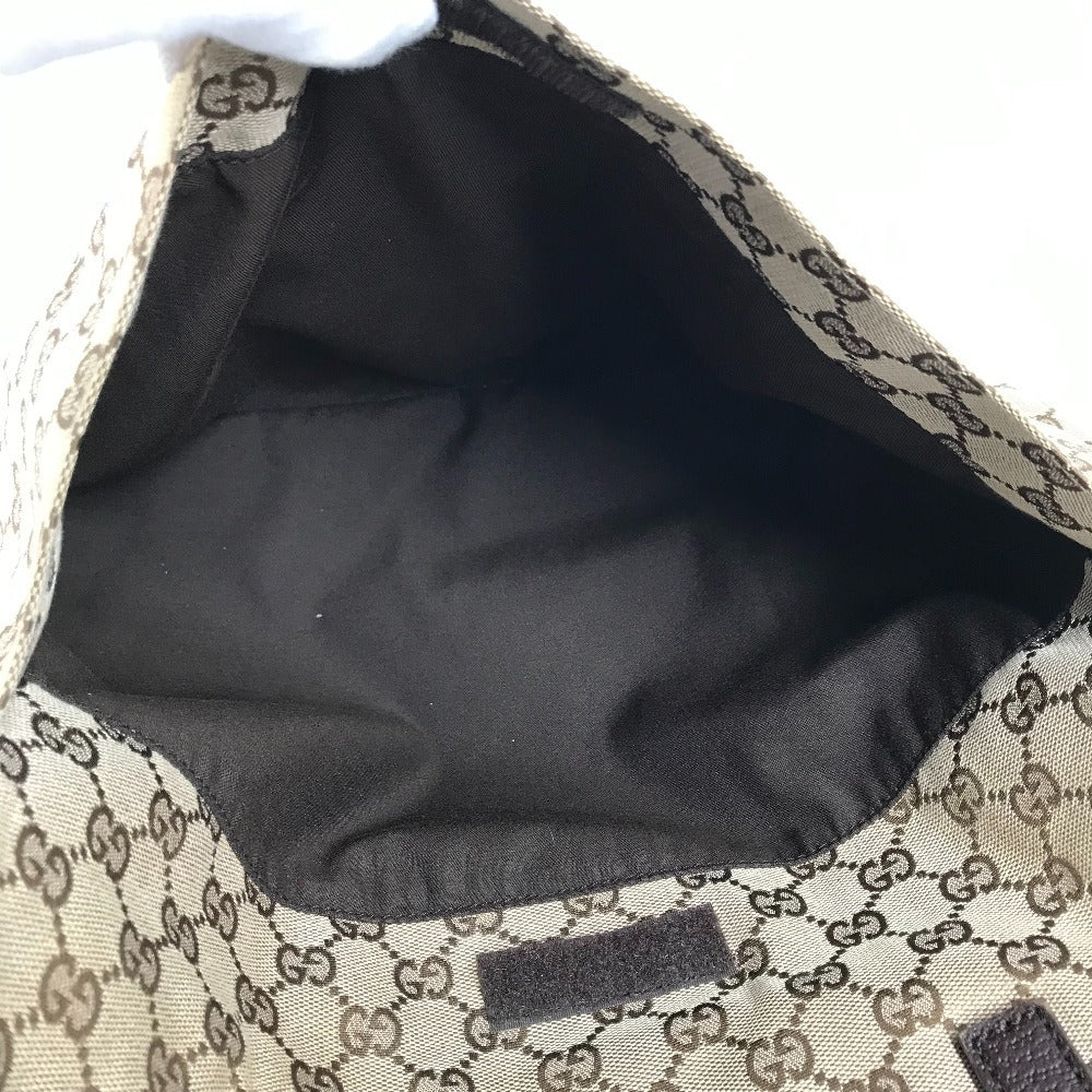 GUCCI Shoulder Bag 152601 GG canvas / leather beige GG logo