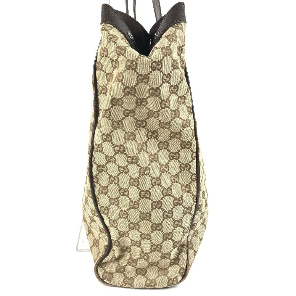 GUCCI Shoulder Bag 152601 GG canvas / leather beige GG logo