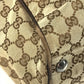 GUCCI Shoulder Bag 152601 GG canvas / leather beige GG logo