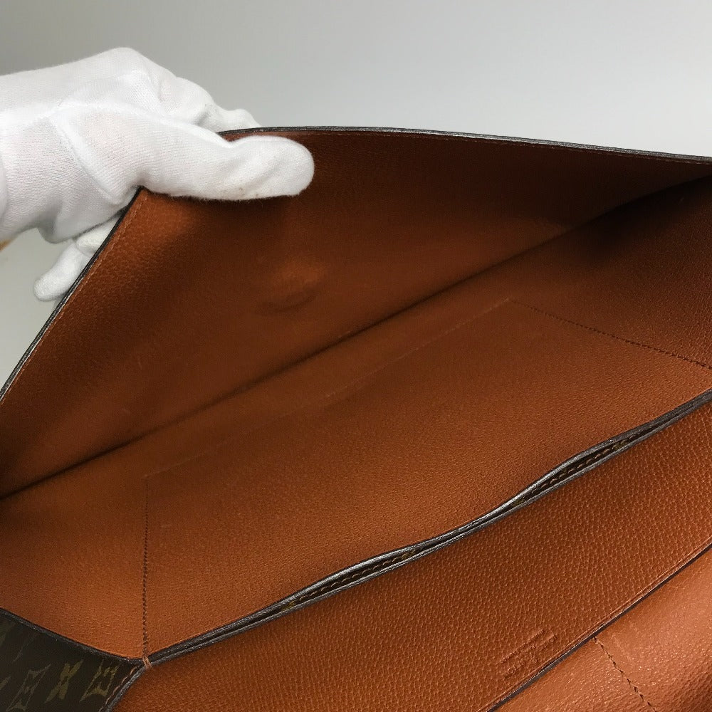 LOUIS VUITTON Clutch bag Monogram canvas Brown Monogram Posh Diplomat Homme