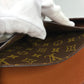LOUIS VUITTON Clutch bag Monogram canvas Brown Monogram Posh Diplomat Homme