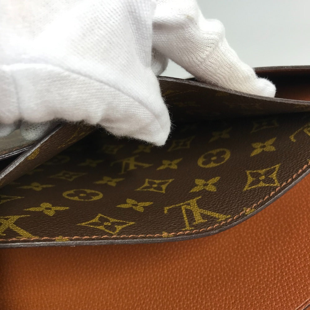 LOUIS VUITTON Clutch bag Monogram canvas Brown Monogram Posh Diplomat Homme